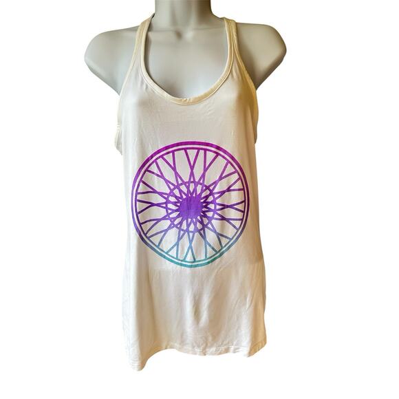 Soulcycle X Nike Get Fit Tank Top With Ombre Wheel Size Small - Picture 2 of 8